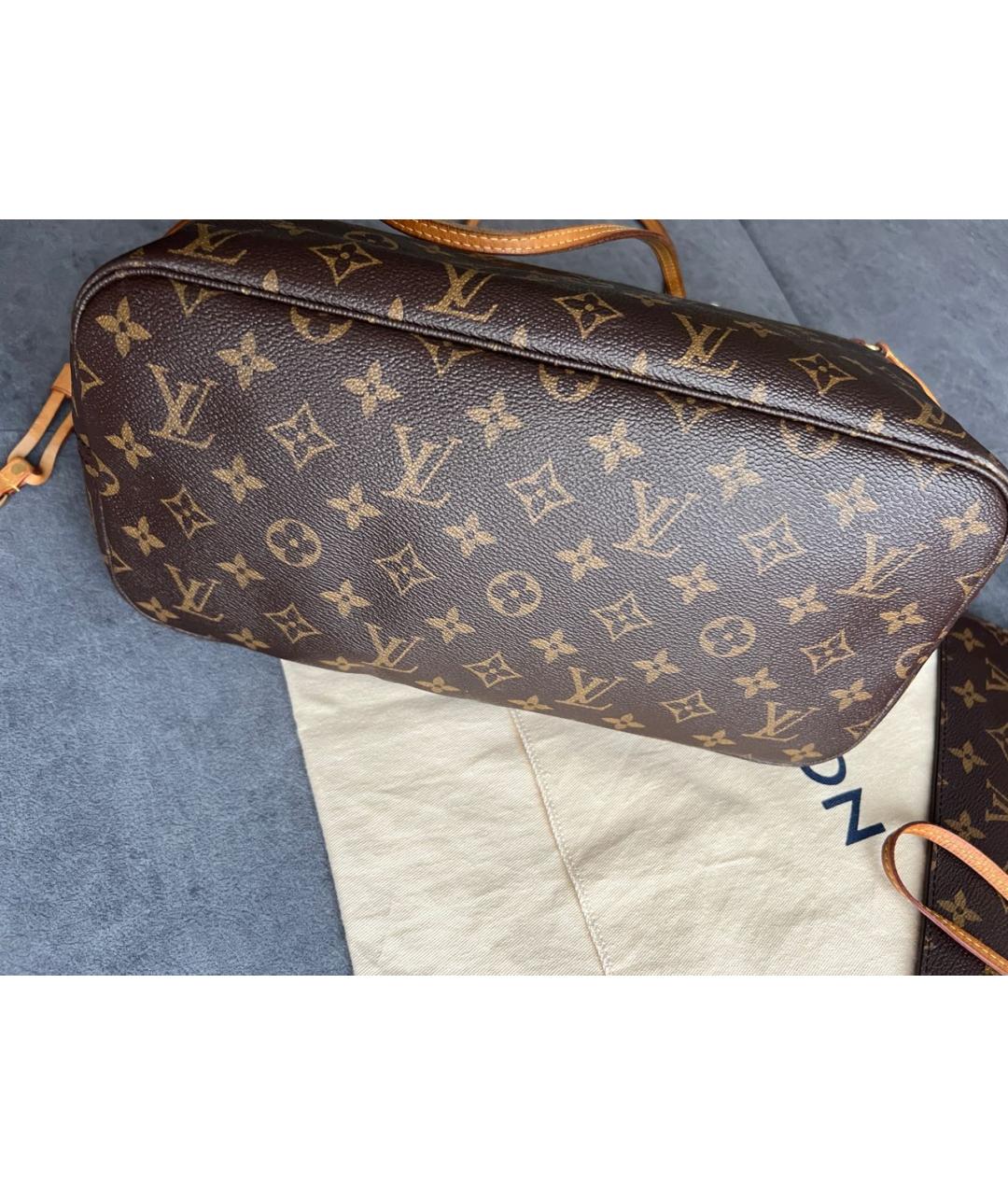 LOUIS VUITTON Коричневая сумка тоут, фото 7