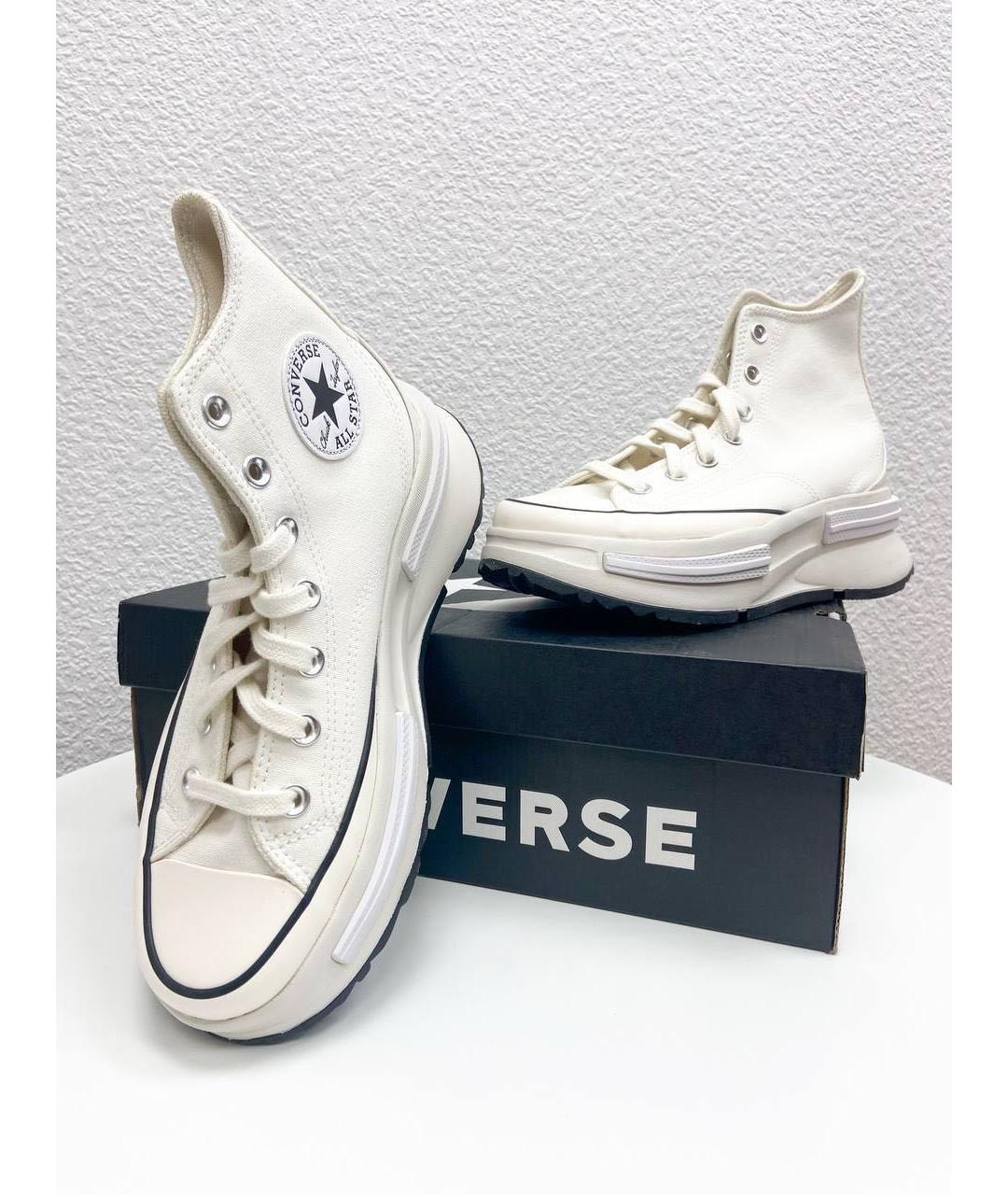 CONVERSE Белые текстильные кеды, фото 2