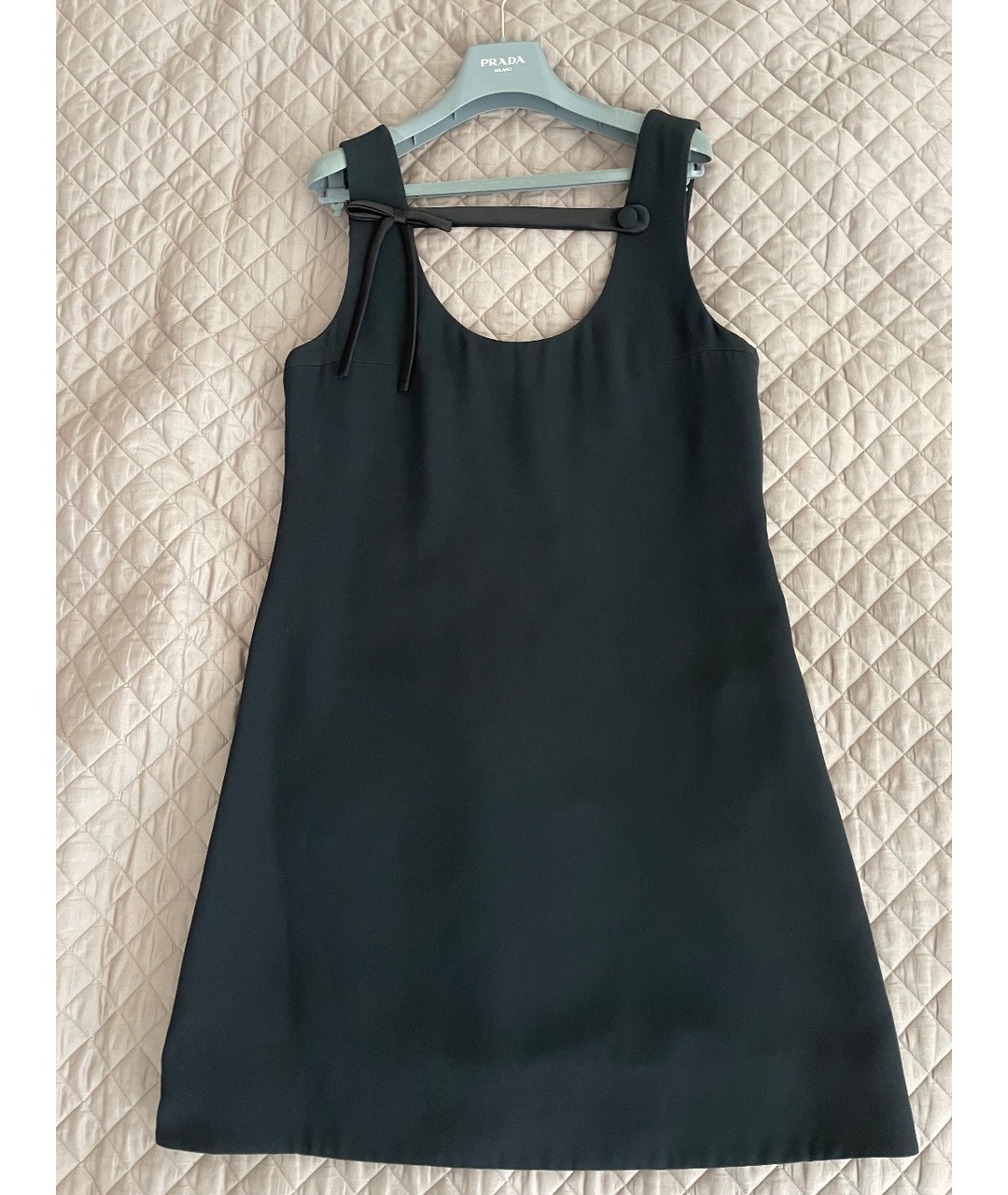 PRADA Черное вискозное коктейльное платье, фото 6