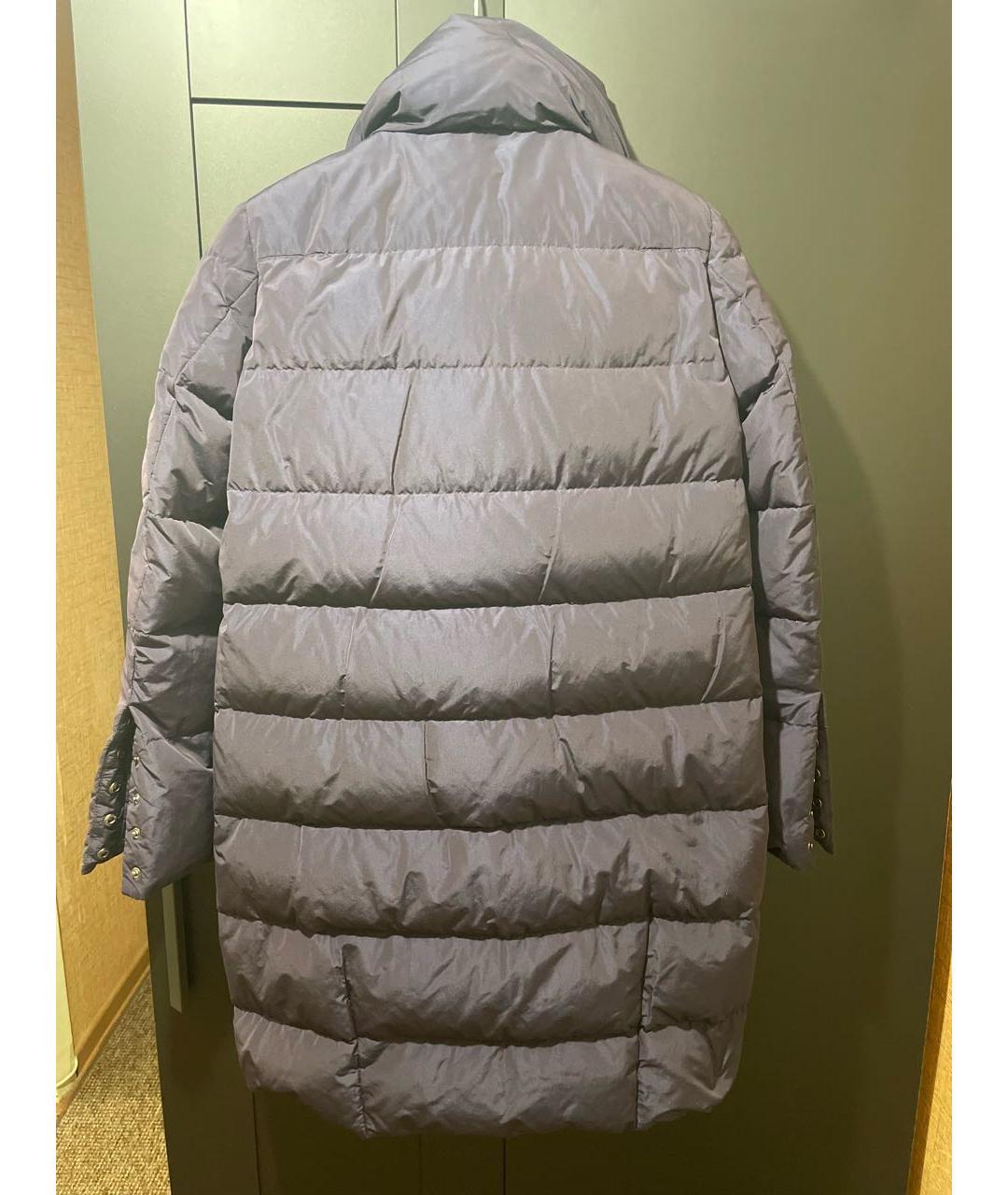 MONCLER Фиолетовый полиэстеровый пуховик, фото 2