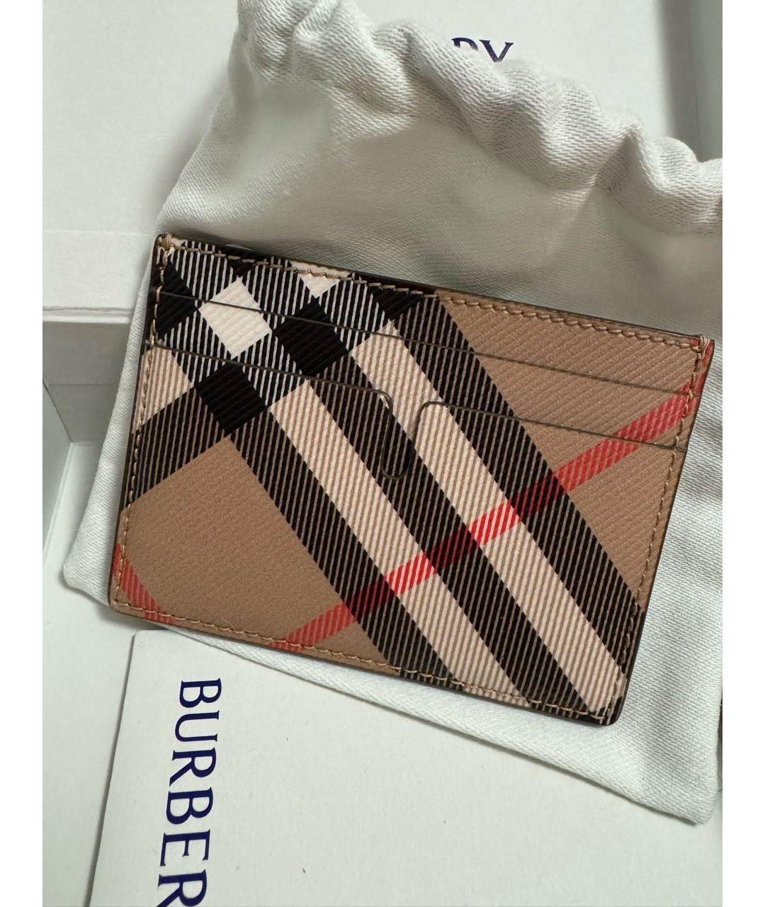 BURBERRY Мульти кожаный кардхолдер, фото 5