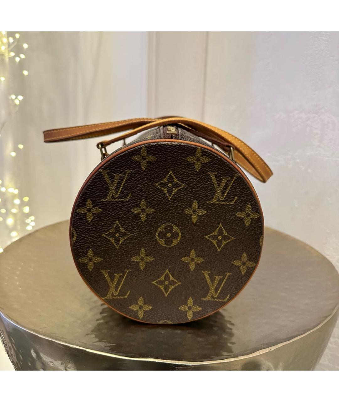 LOUIS VUITTON Коричневая сумка через плечо, фото 4