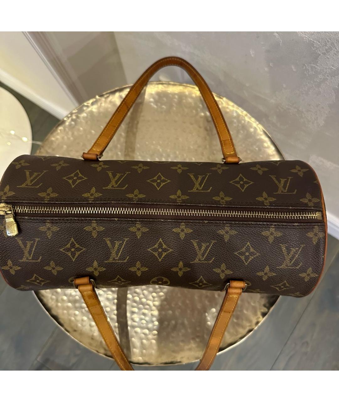 LOUIS VUITTON Коричневая сумка через плечо, фото 5