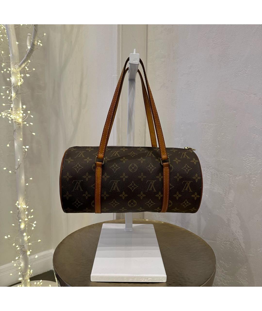 LOUIS VUITTON Коричневая сумка через плечо, фото 8