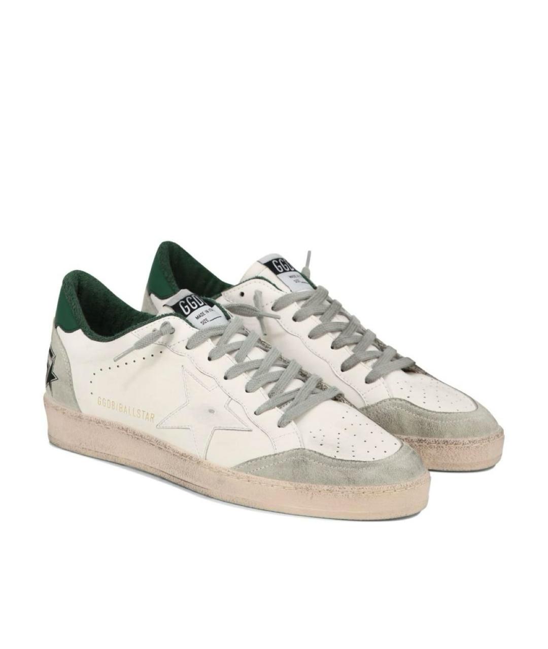 GOLDEN GOOSE DELUXE BRAND Белые кожаные кеды, фото 2