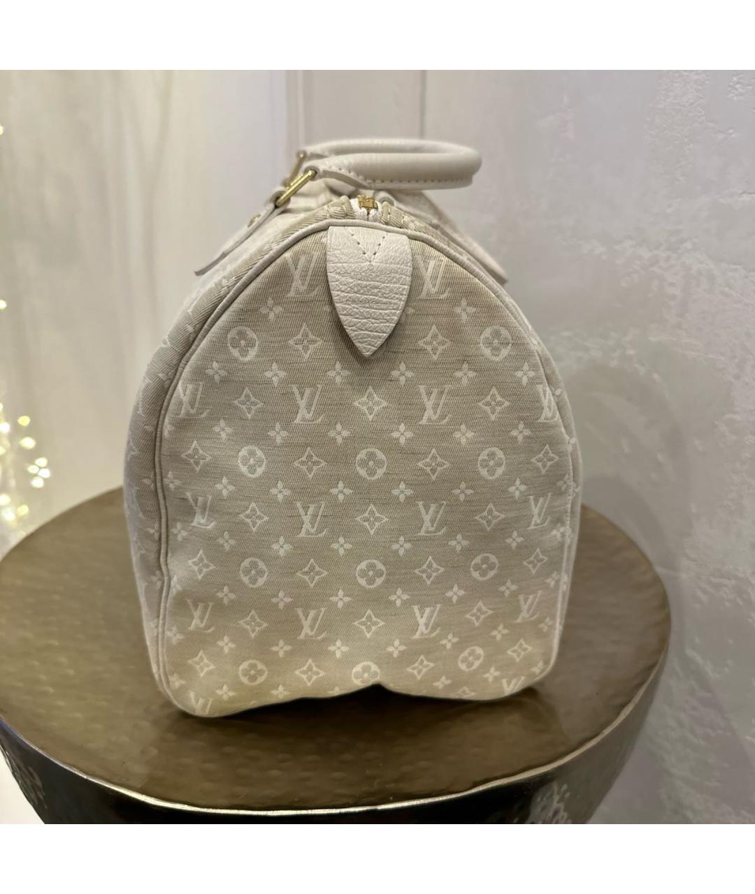 LOUIS VUITTON Бежевая сумка с короткими ручками, фото 3