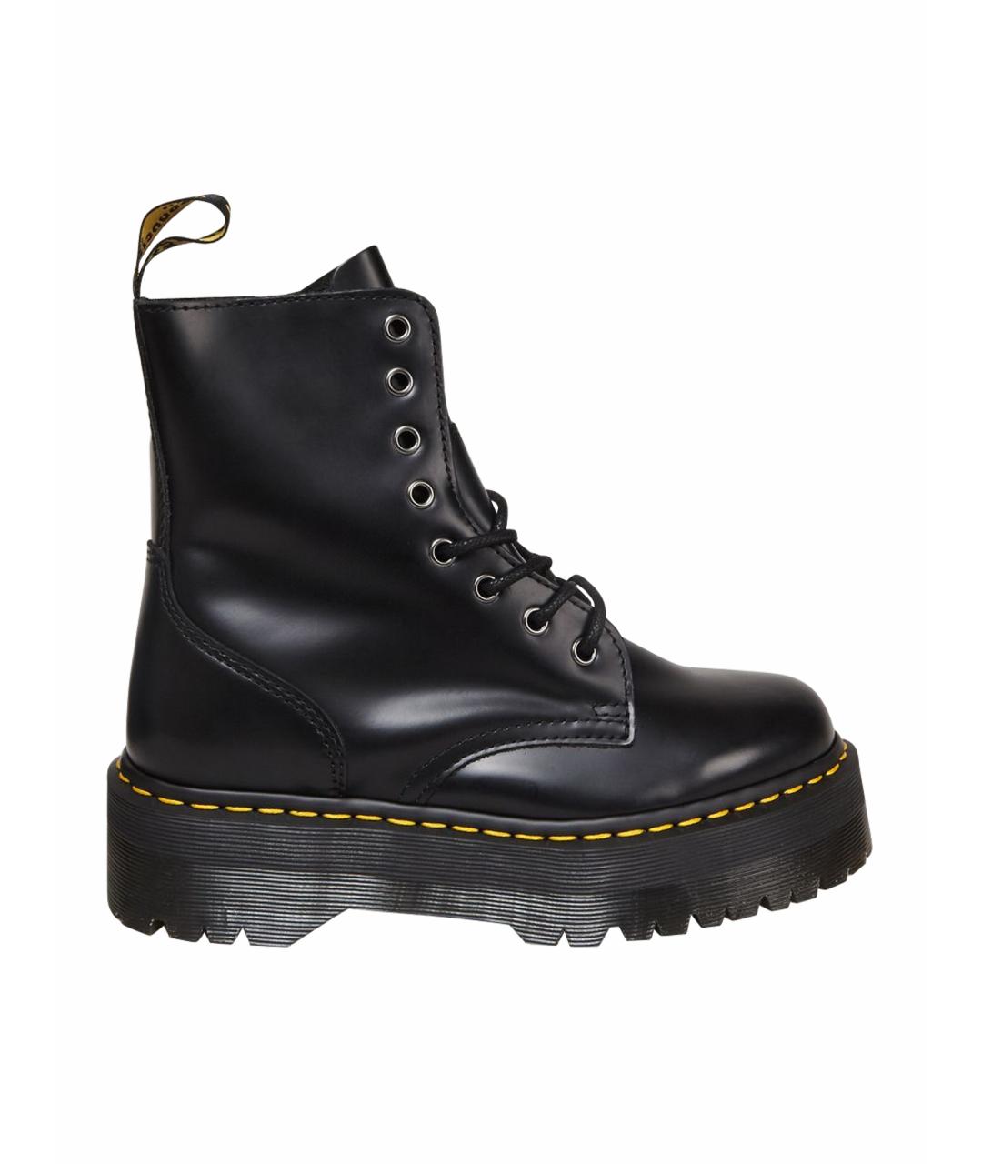 DR. MARTENS Черные кожаные ботинки, фото 1