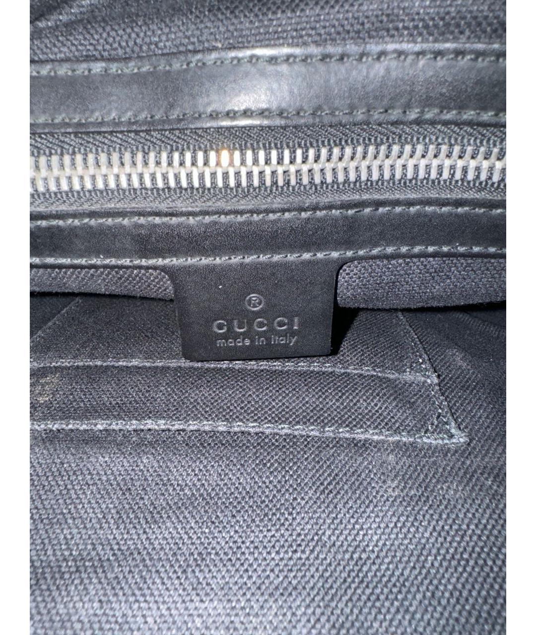 GUCCI Антрацитовая сумка на плечо, фото 5