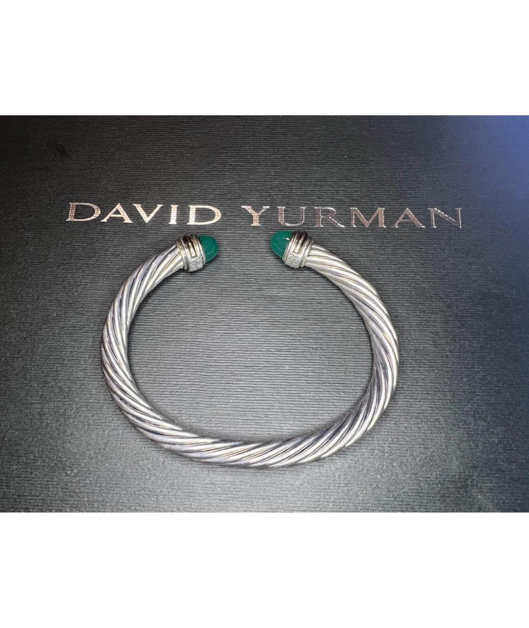 David Yurman Серебрянный серебряный браслет, фото 2