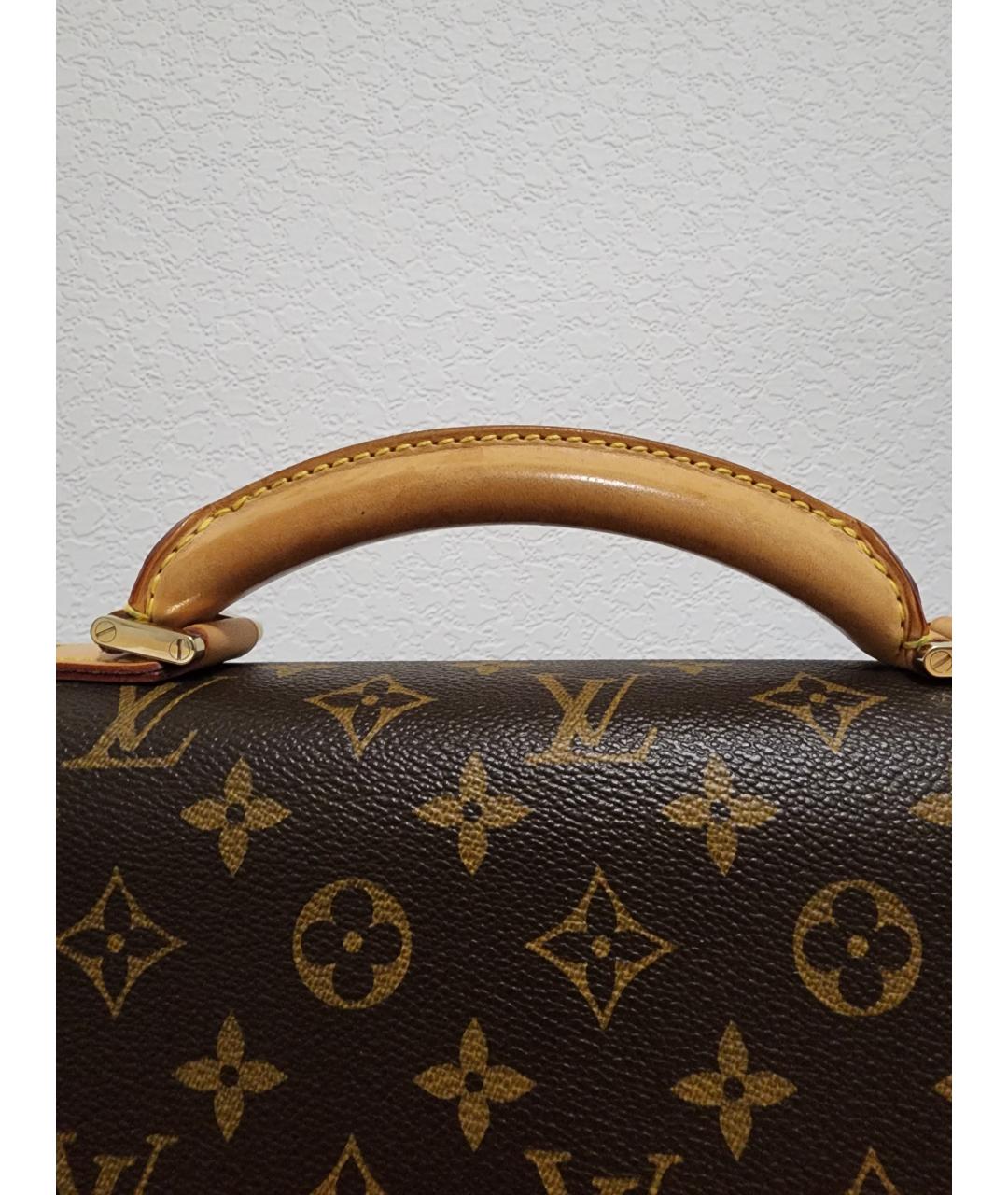 LOUIS VUITTON Коричневая сумка с короткими ручками, фото 7