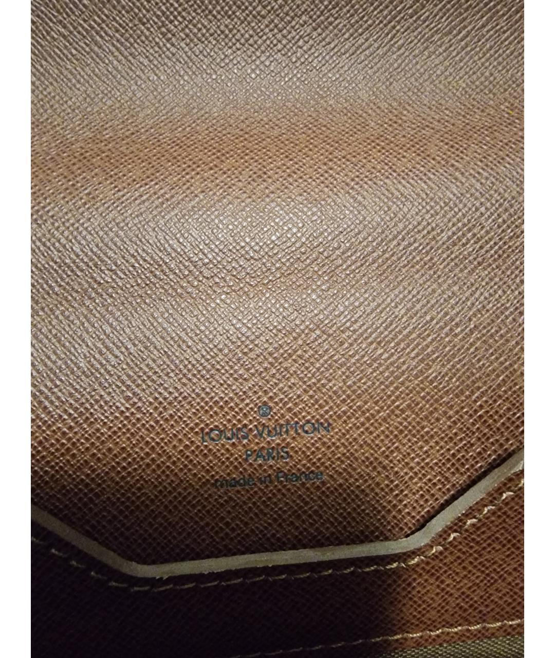 LOUIS VUITTON Коричневая сумка с короткими ручками, фото 5