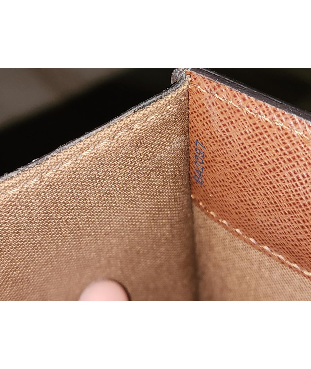 LOUIS VUITTON Коричневая сумка с короткими ручками, фото 6