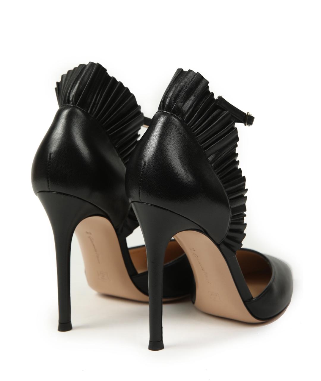 GIANVITO ROSSI Черные кожаные туфли, фото 2