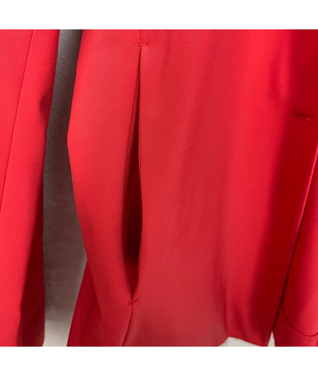 JIL SANDER Красный синтетический жакет/пиджак, фото 6