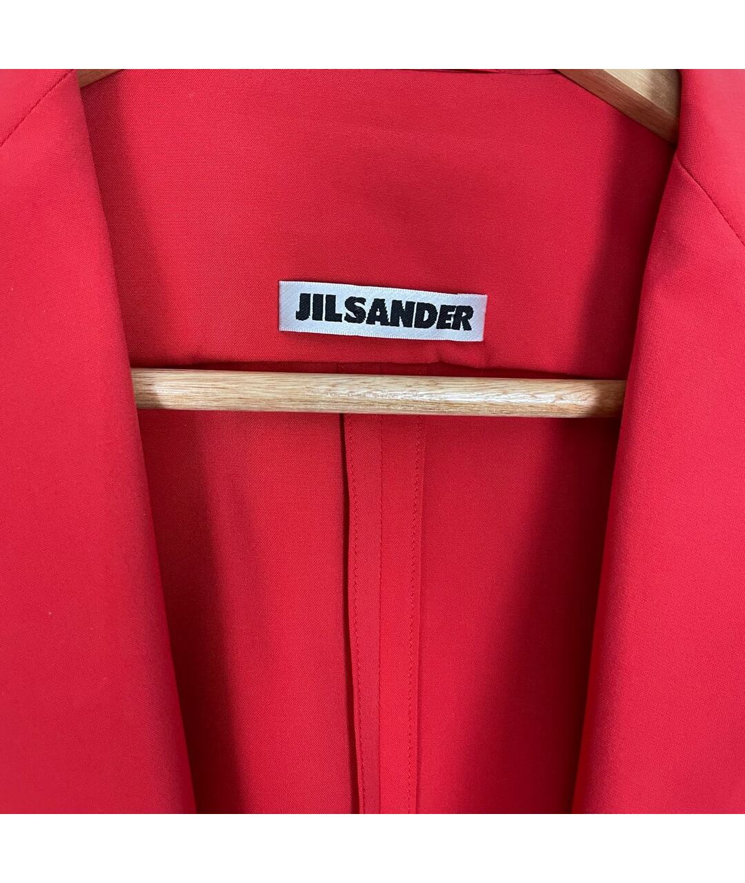 JIL SANDER Красный синтетический жакет/пиджак, фото 5
