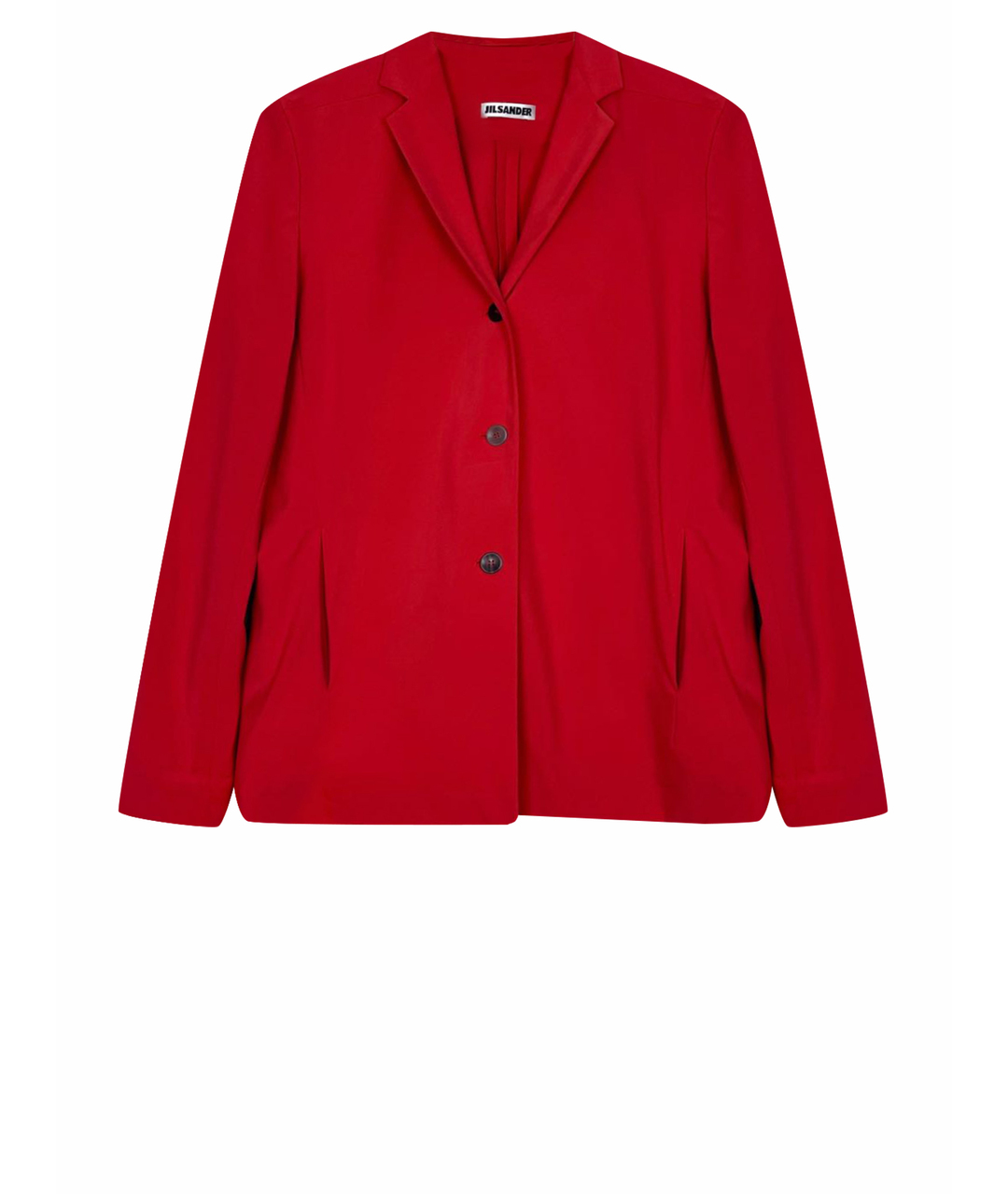 JIL SANDER Красный синтетический жакет/пиджак, фото 1