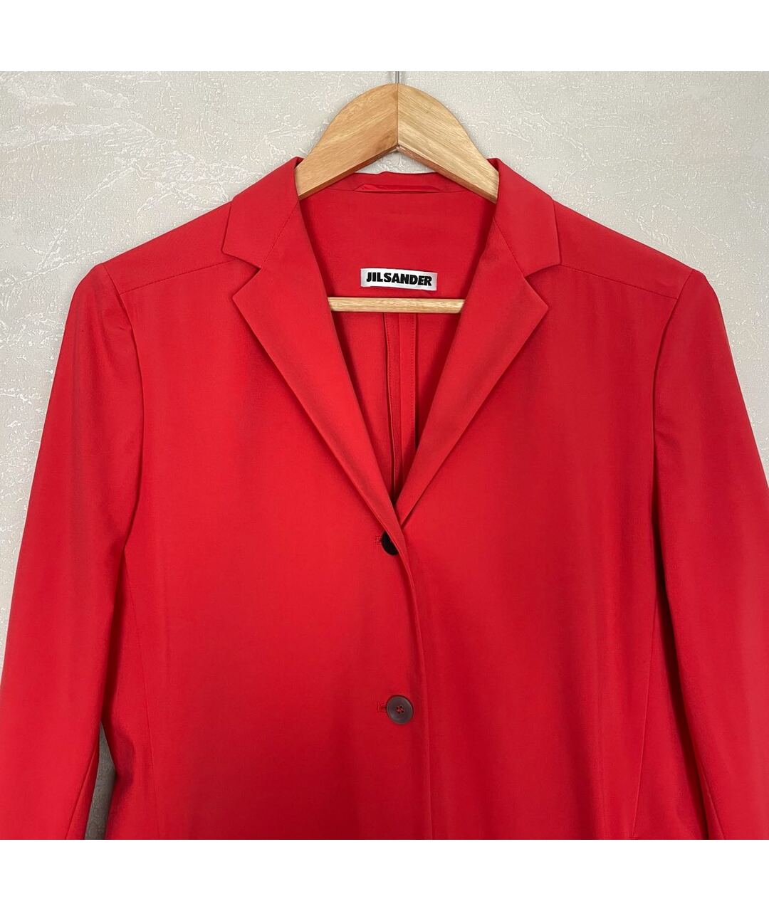 JIL SANDER Красный синтетический жакет/пиджак, фото 2