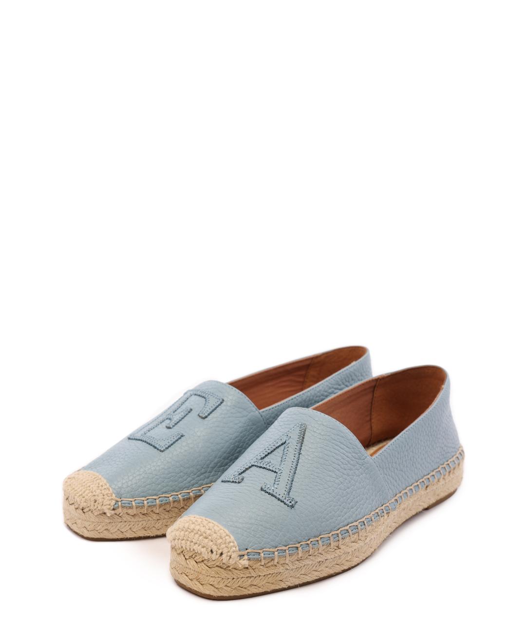EMPORIO ARMANI Голубые эспадрильи, фото 2