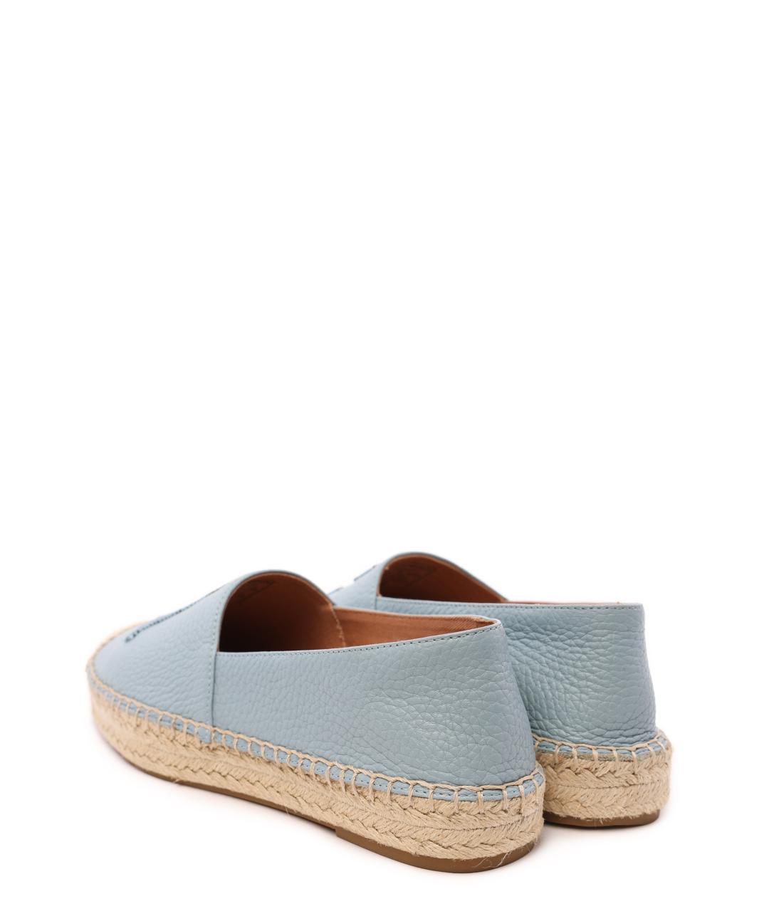 EMPORIO ARMANI Голубые эспадрильи, фото 3