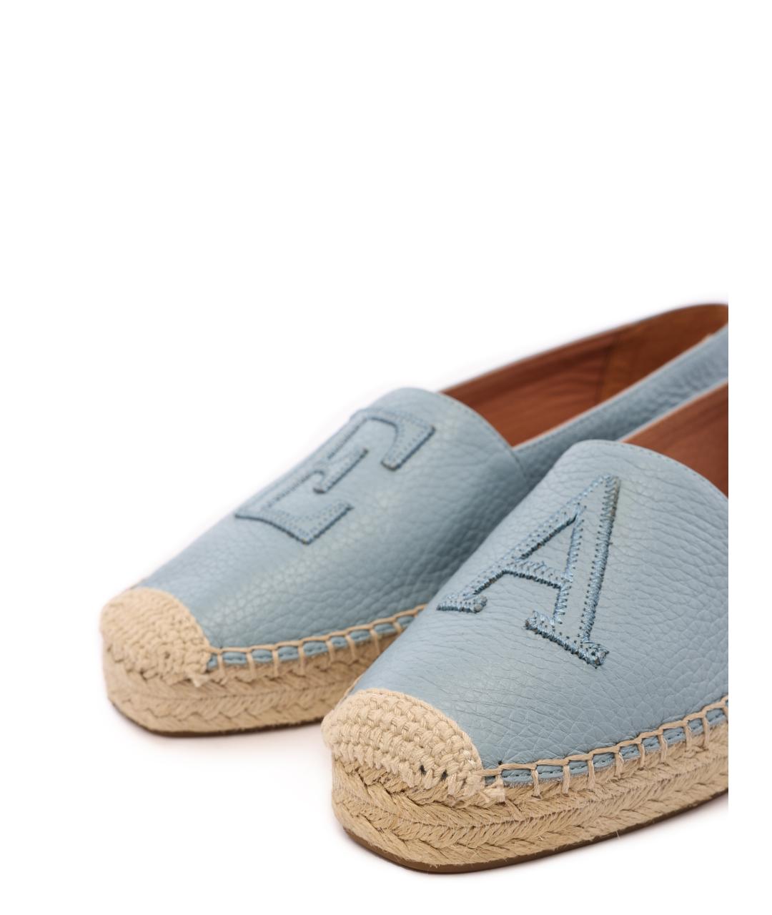 EMPORIO ARMANI Голубые эспадрильи, фото 4