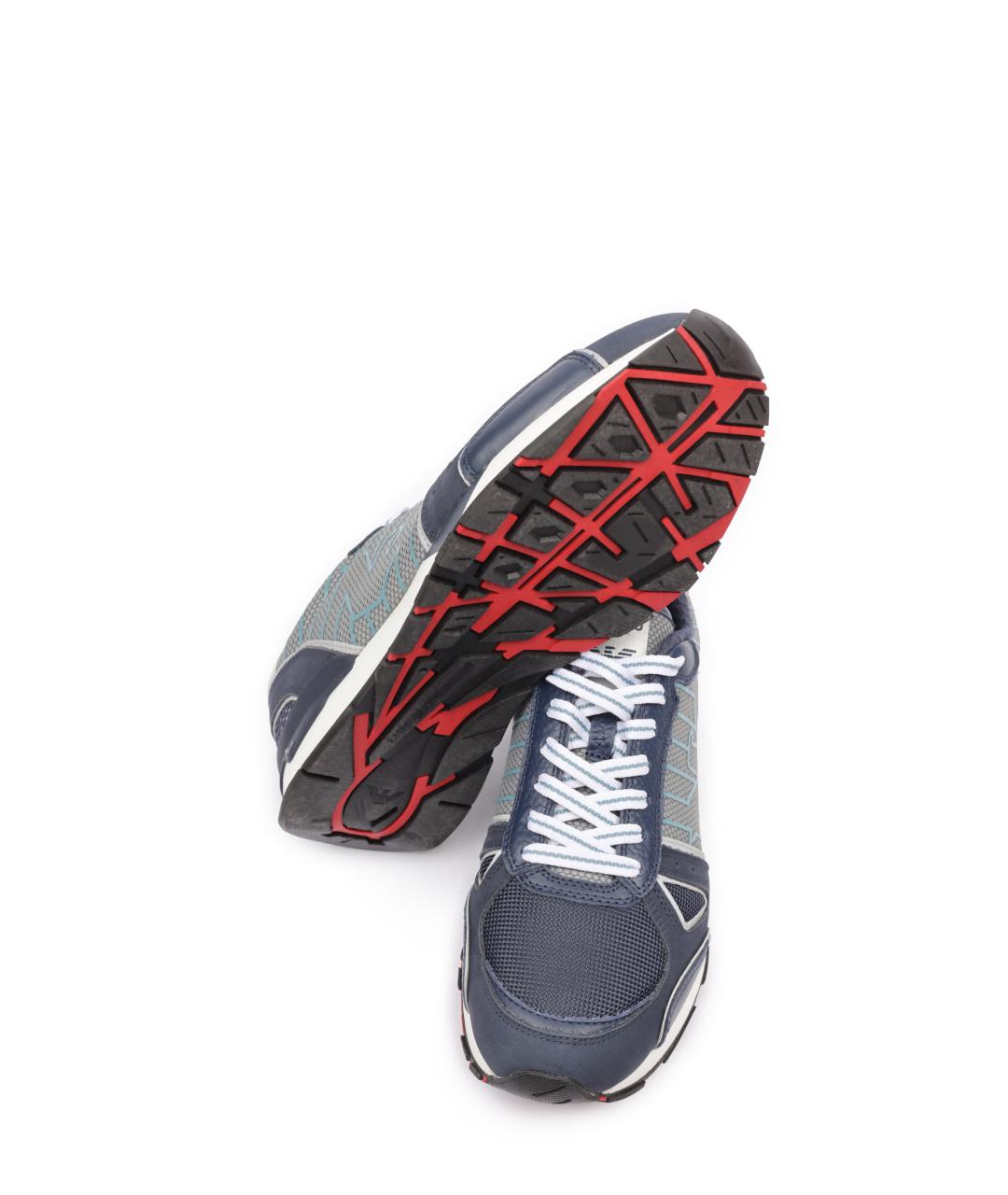 EMPORIO ARMANI Синие кроссовки, фото 5