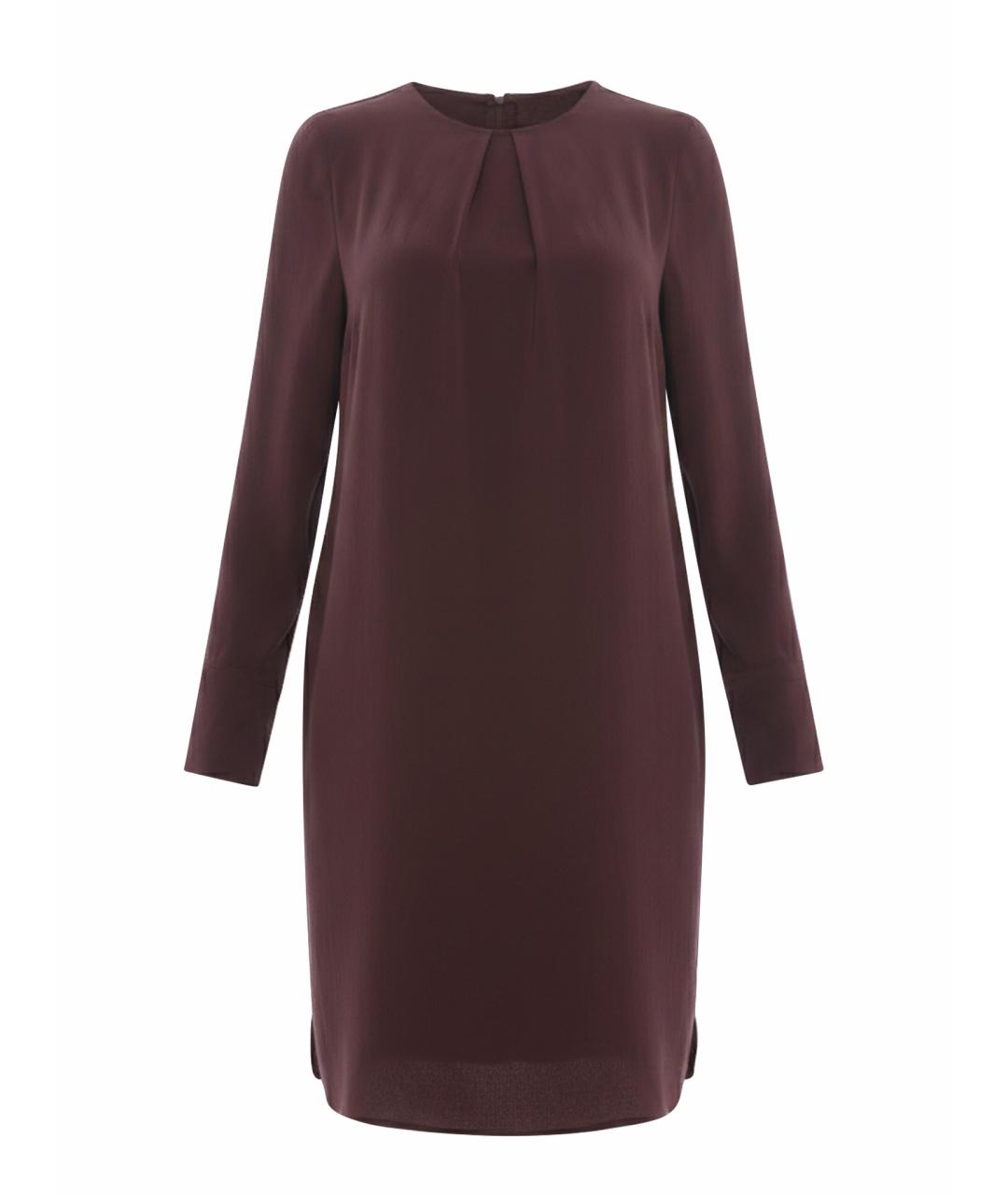 BRUNELLO CUCINELLI Бордовое повседневное платье, фото 1