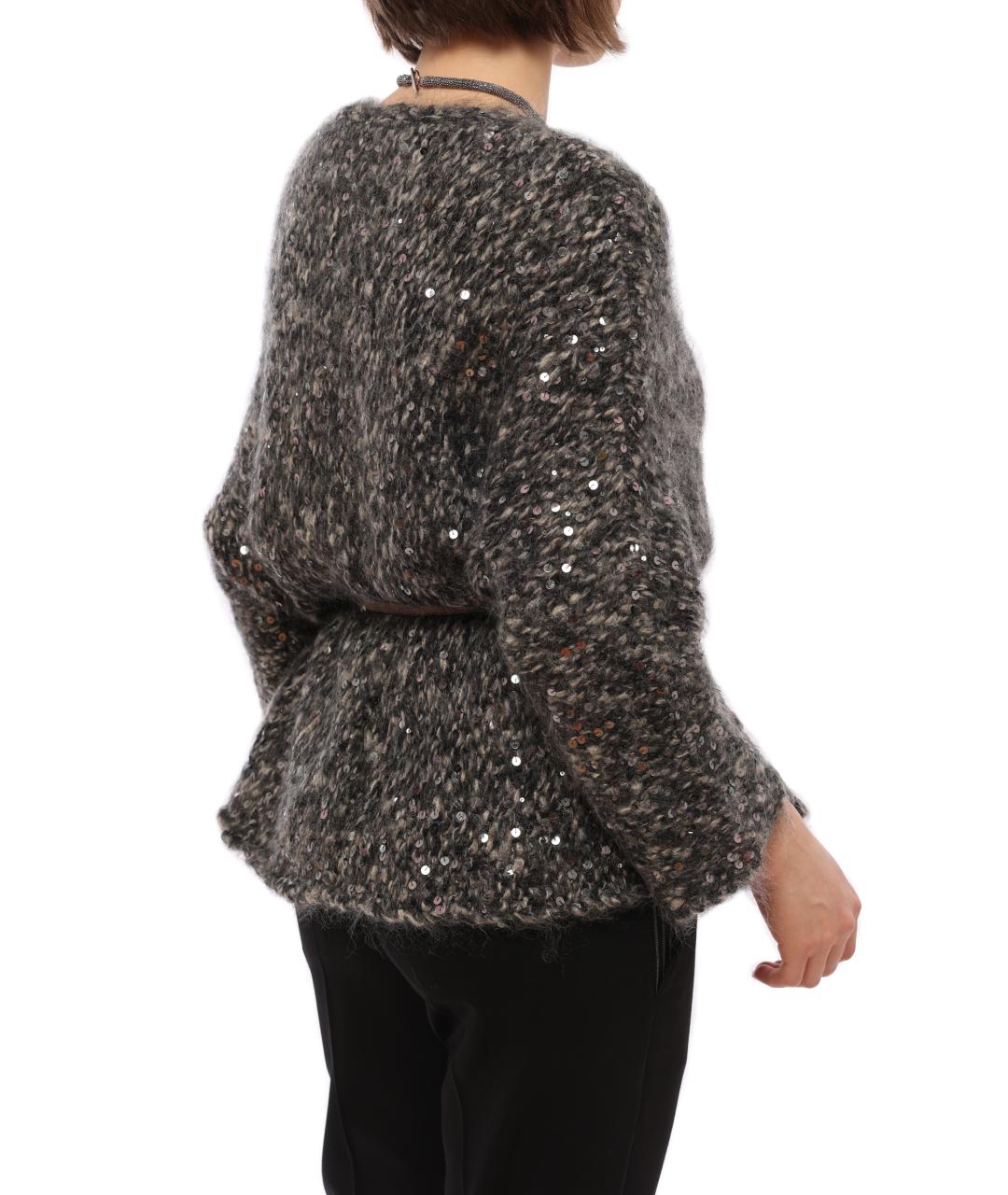 BRUNELLO CUCINELLI Мульти шерстяной кардиган, фото 4