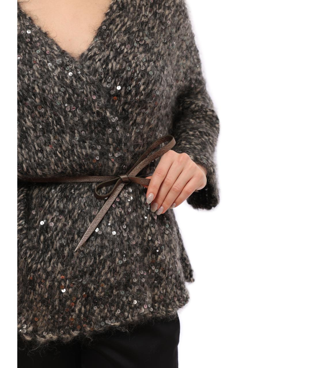 BRUNELLO CUCINELLI Мульти шерстяной кардиган, фото 5