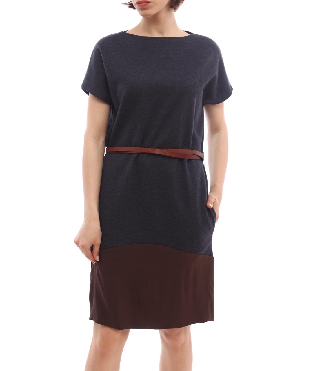 BRUNELLO CUCINELLI Мульти повседневное платье, фото 1