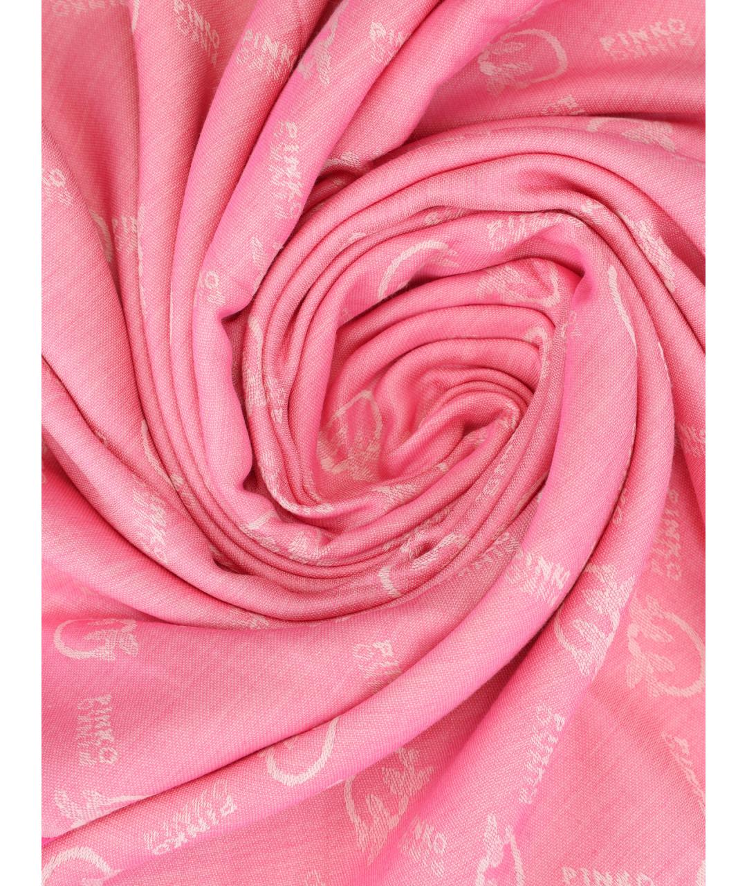 PINKO Розовый шарф, фото 2