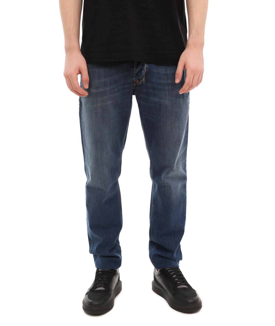 DIESEL Синие прямые джинсы, фото 1