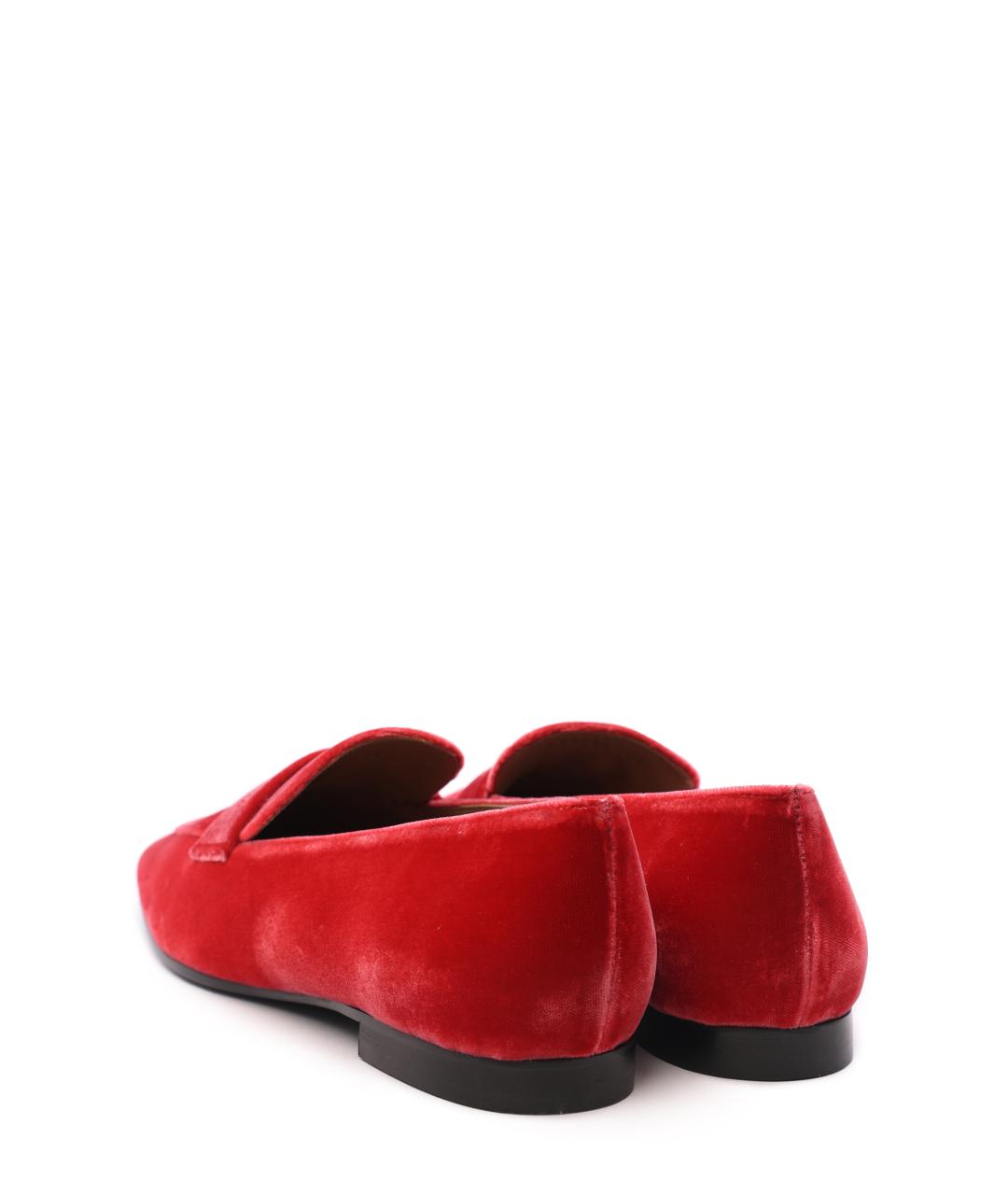 EMPORIO ARMANI Красные мокасины, фото 3