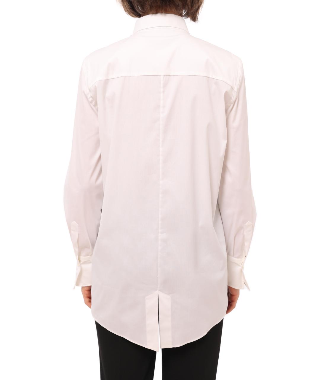 BRUNELLO CUCINELLI Белая хлопковая рубашка, фото 4