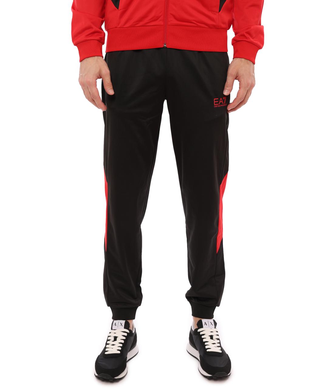 EA7 Красный полиэстеровый спортивный костюм, фото 3