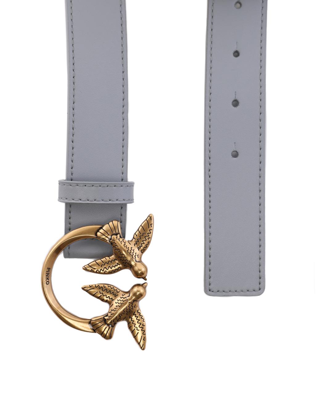 PINKO Серый ремень, фото 2