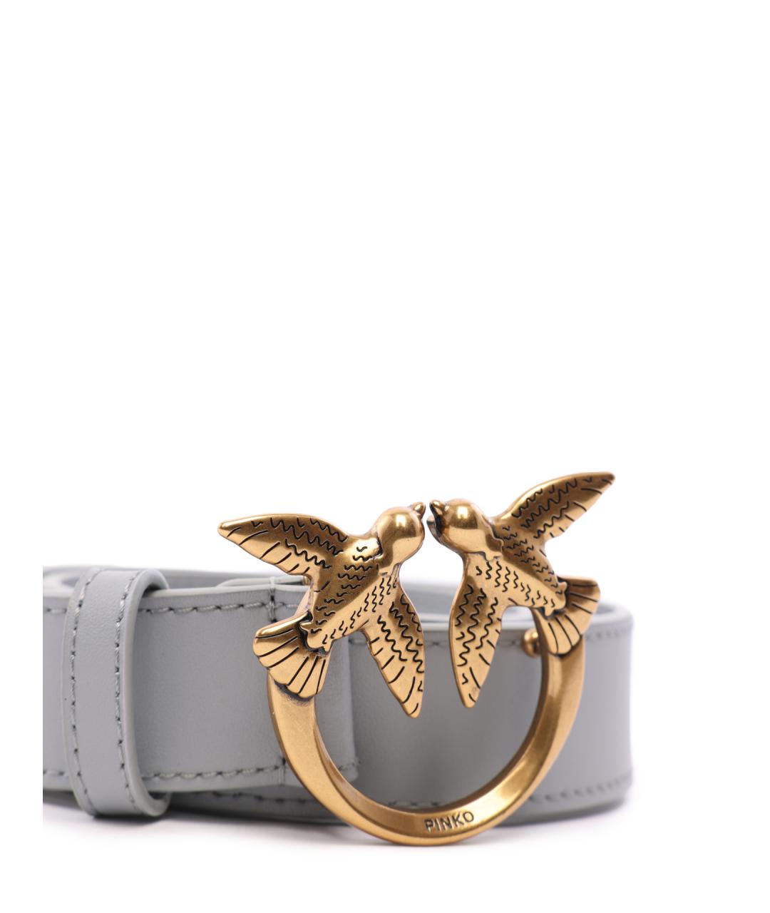 PINKO Серый ремень, фото 3