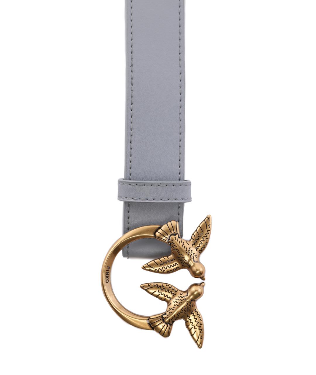 PINKO Серый ремень, фото 4