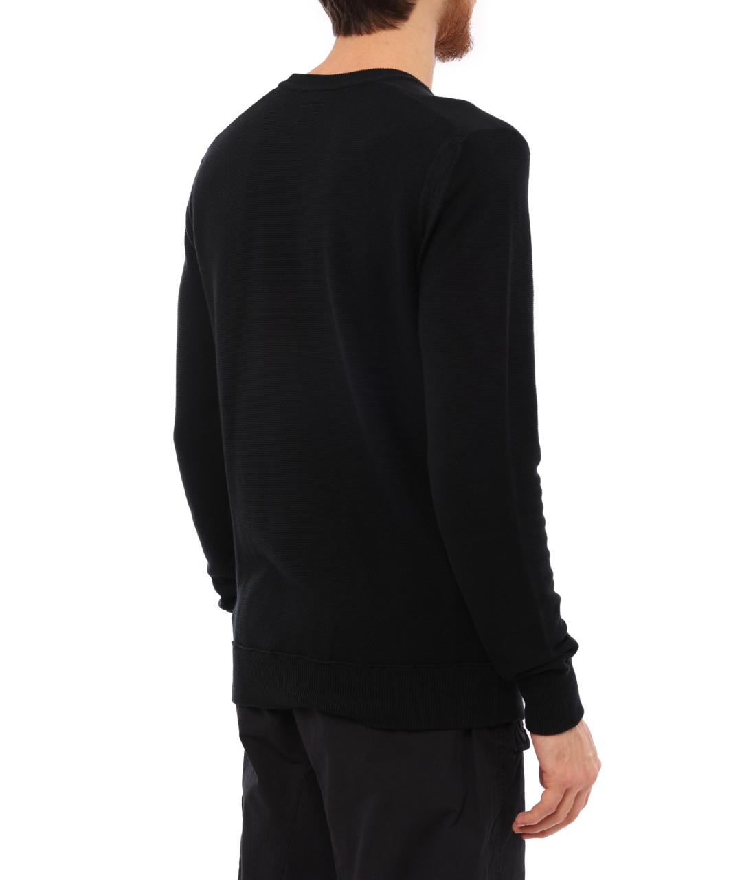 CP COMPANY Темно-синий хлопковый джемпер / свитер, фото 4