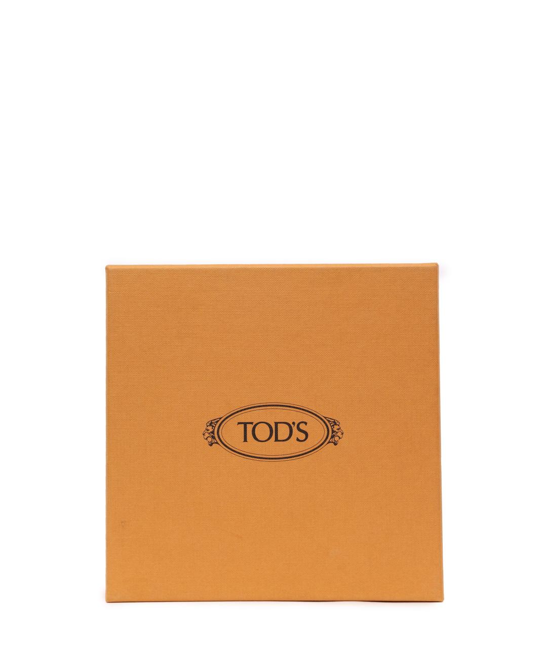 TOD'S Коричневый кожаный ремень, фото 5