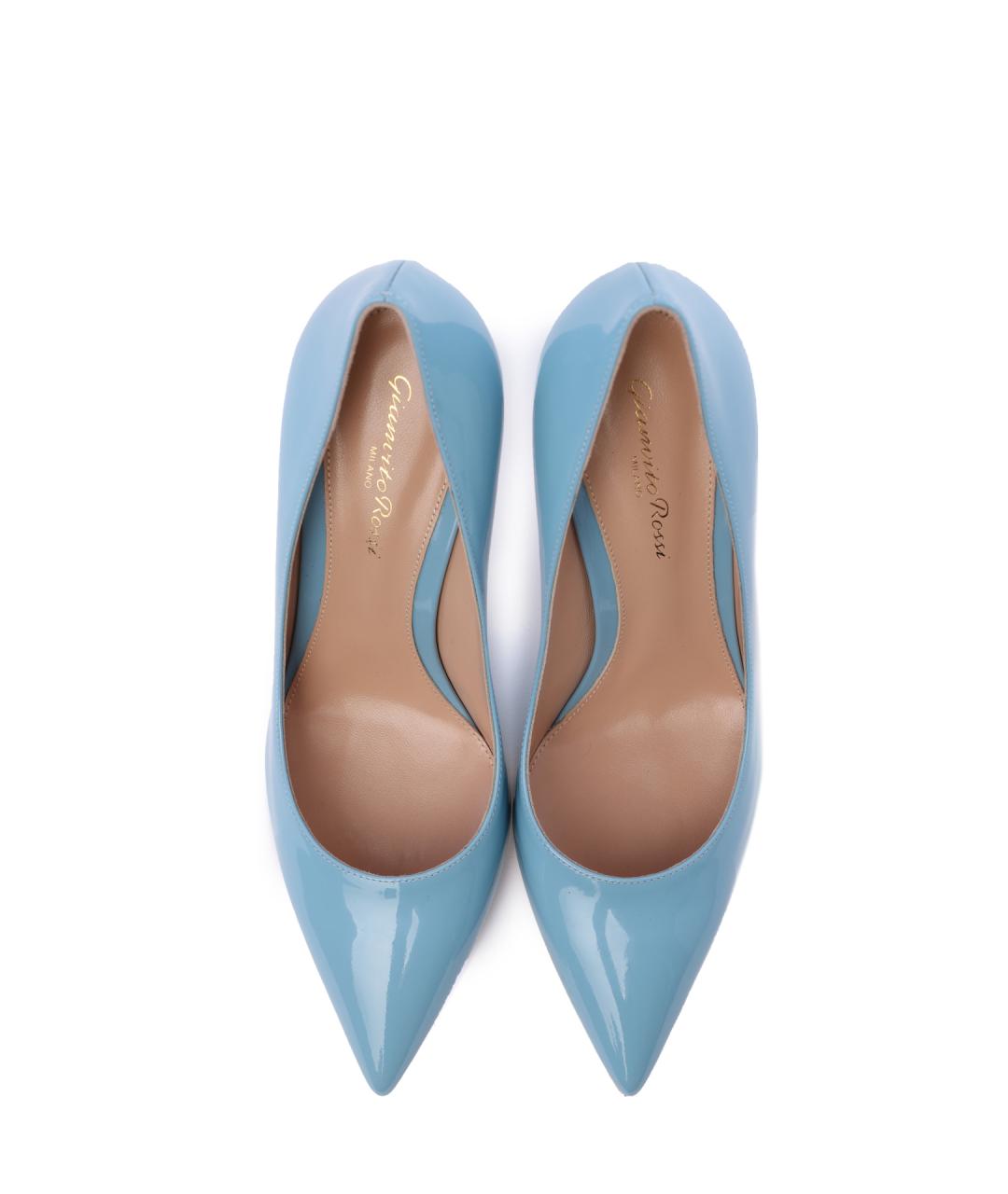 GIANVITO ROSSI Синие туфли, фото 4