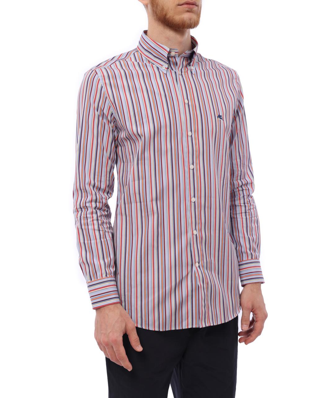 ETRO Мульти хлопковая кэжуал рубашка, фото 5