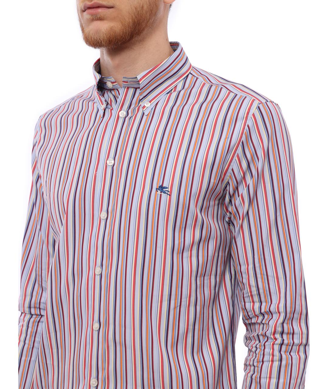 ETRO Мульти хлопковая кэжуал рубашка, фото 3