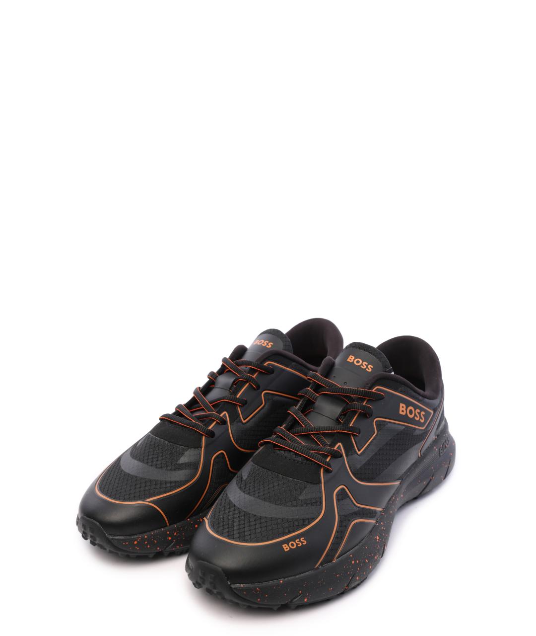 HUGO BOSS Черные высокие кроссовки / кеды, фото 2