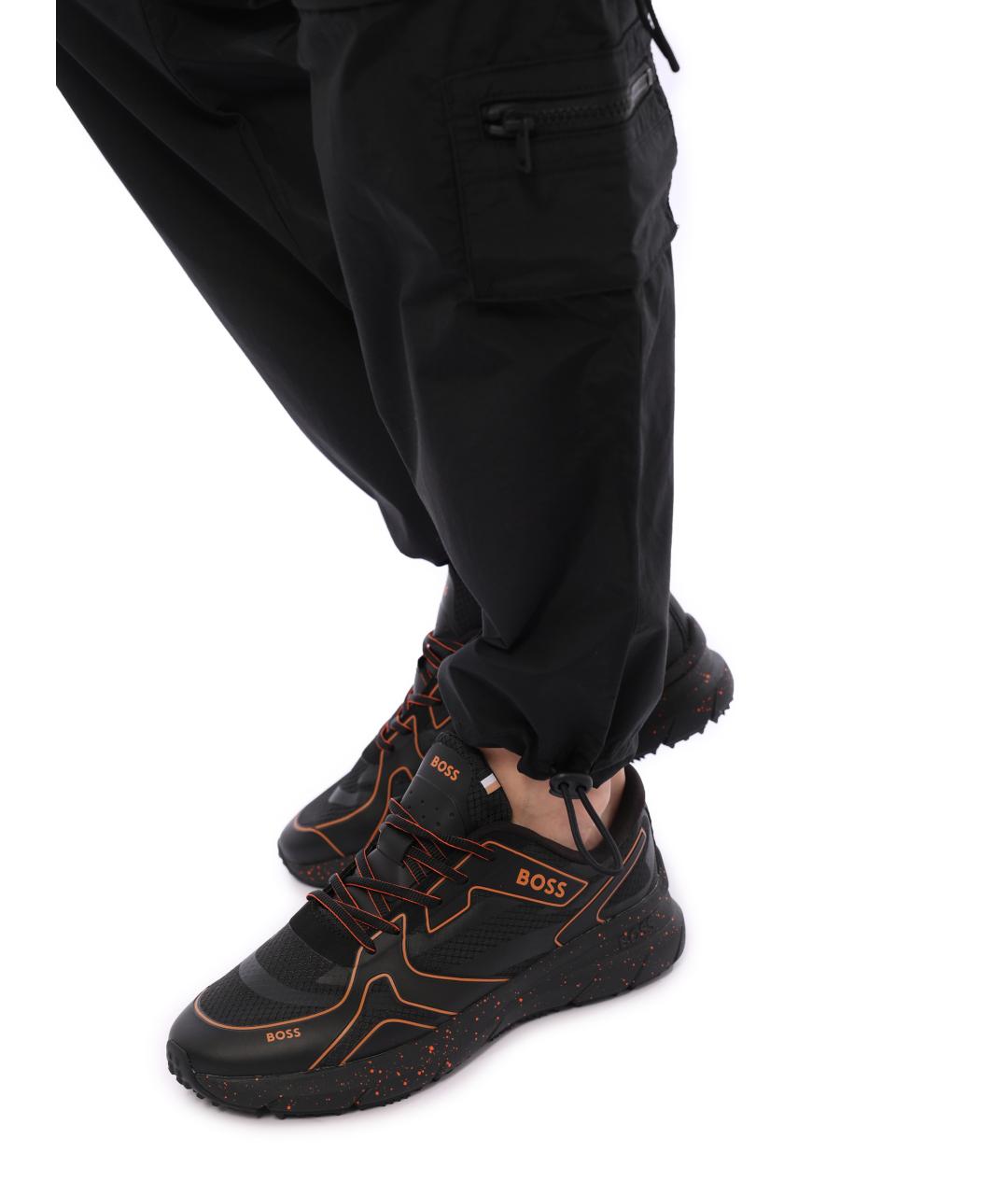 HUGO BOSS Черные высокие кроссовки / кеды, фото 7