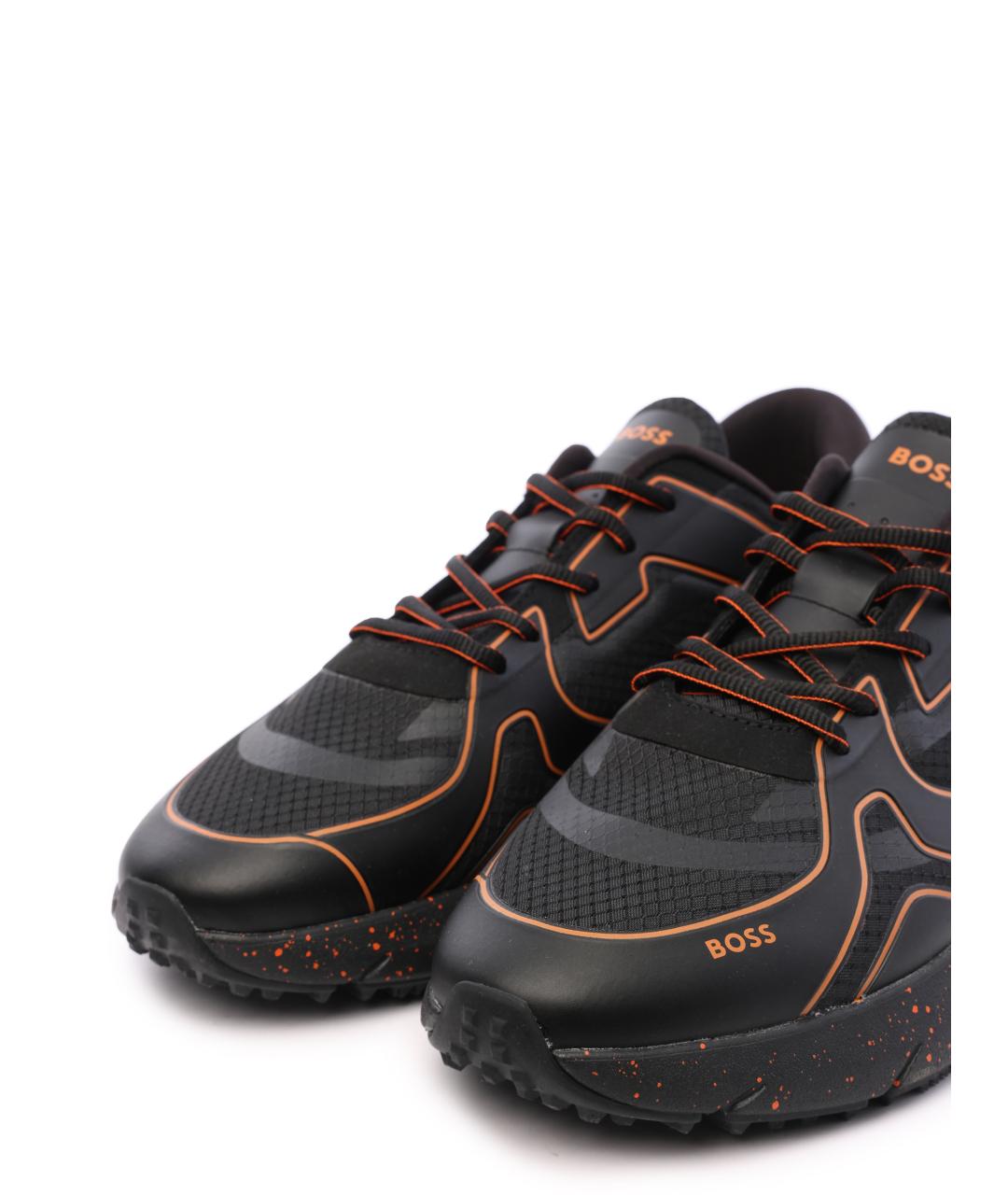 HUGO BOSS Черные высокие кроссовки / кеды, фото 6