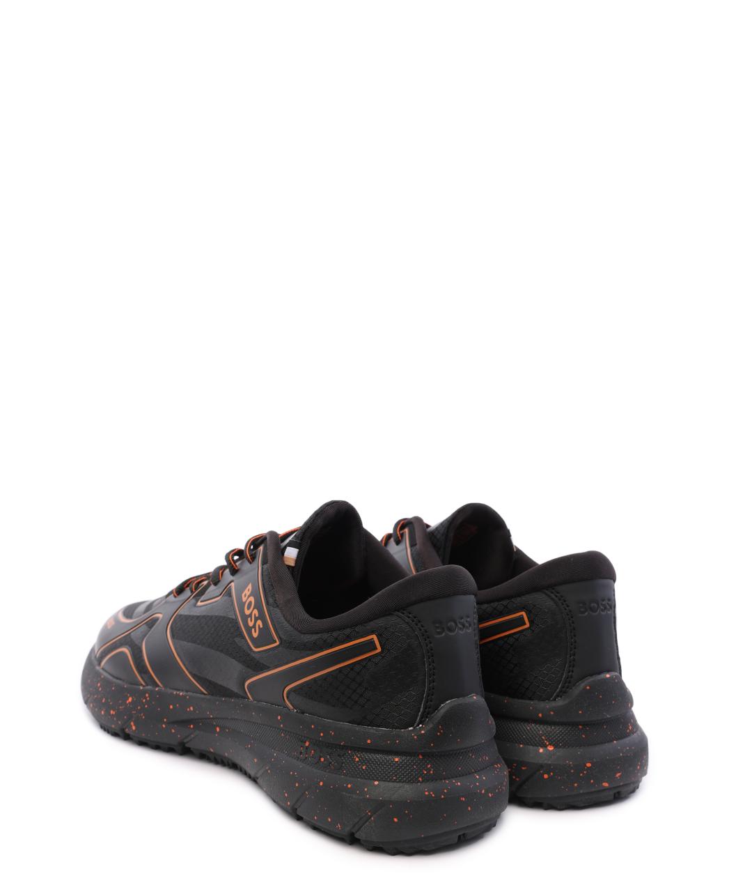HUGO BOSS Черные высокие кроссовки / кеды, фото 3
