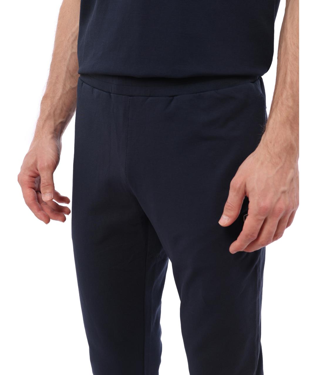 EA7 Темно-синие повседневные брюки, фото 5