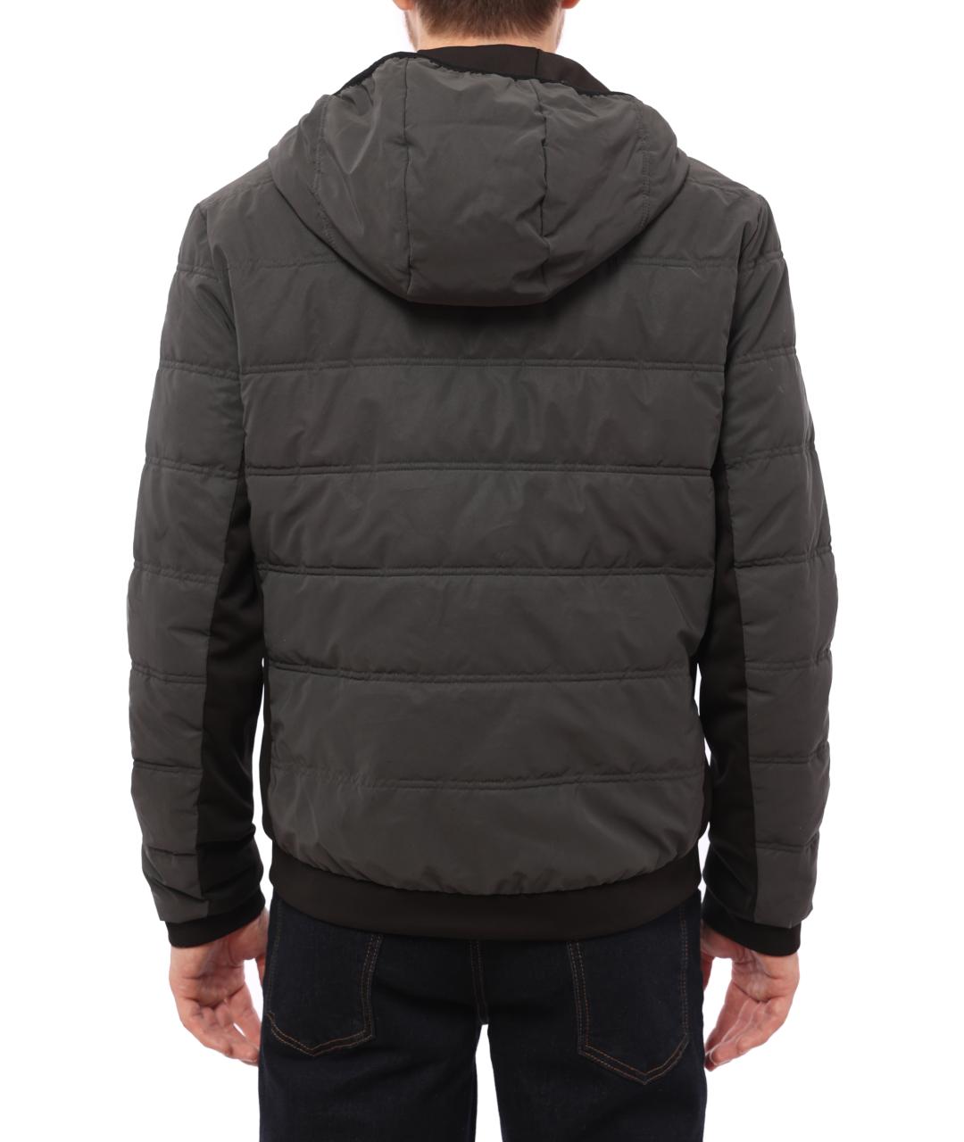 EA7 Коричневая полиэстеровая куртка, фото 6