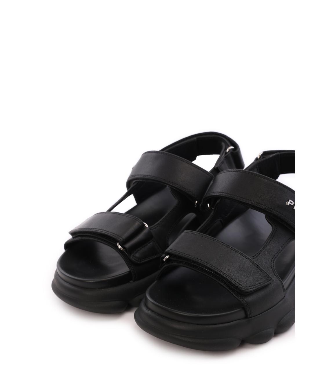 PINKO Черные сандалии, фото 6