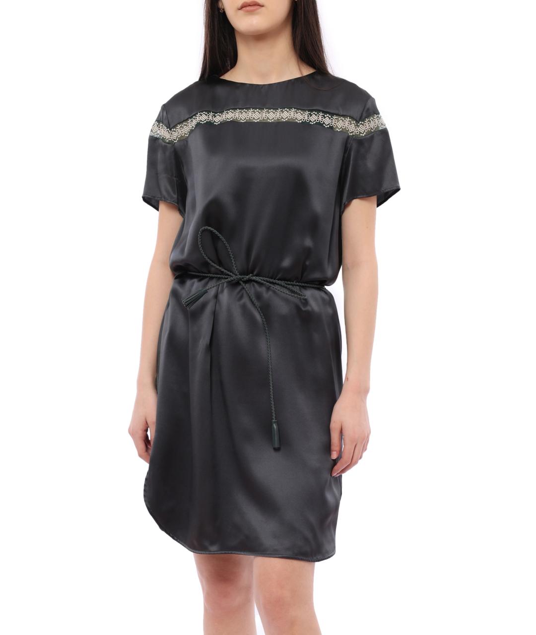 EMPORIO ARMANI Черное повседневное платье, фото 1